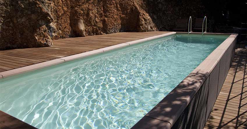 Piscine fuori terra in acciaio
